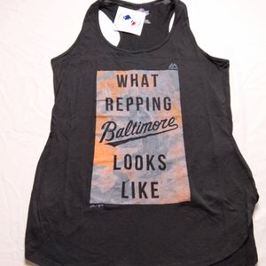 New Baltimore Orioles Majestic Tank Top